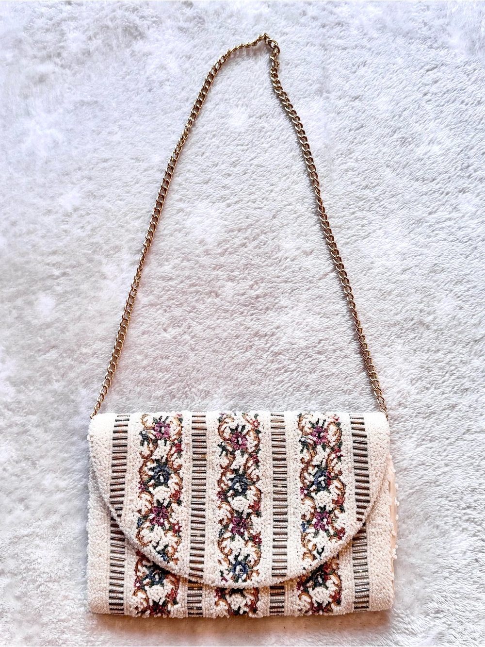 Handmade Beaded Clutch